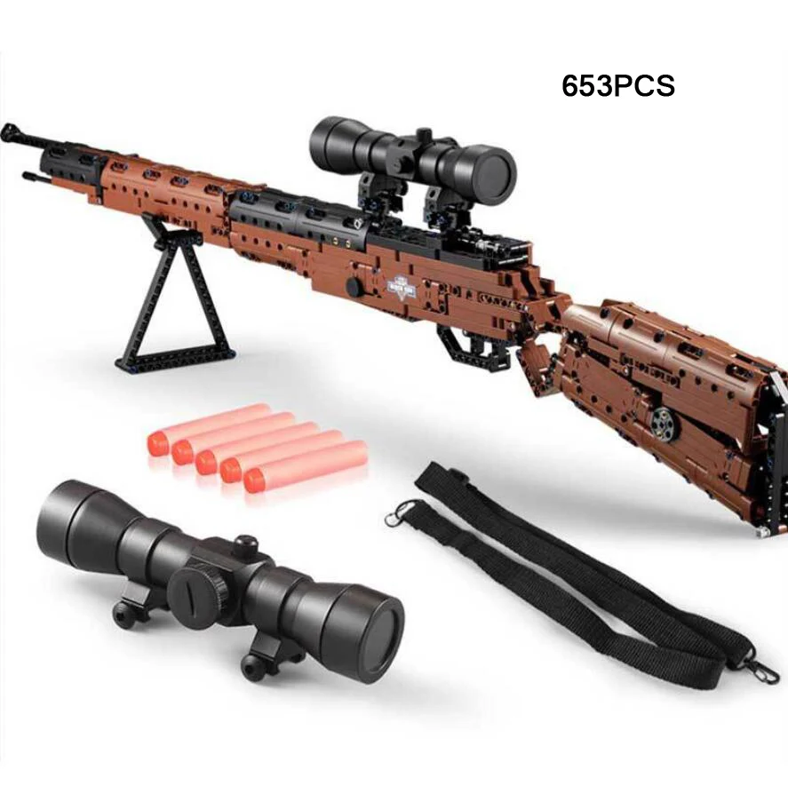 Современное военное игры pubg batisbricks строительный блок ww2 кар 98k винтовка кирпичи