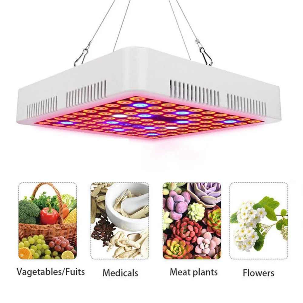 

US/EU Plug 300W LED Full Spectrum Plant Grow Light Lamps For Flower Plant Veg Hydroponics Indoor Flower System Grow/Bloom Tent