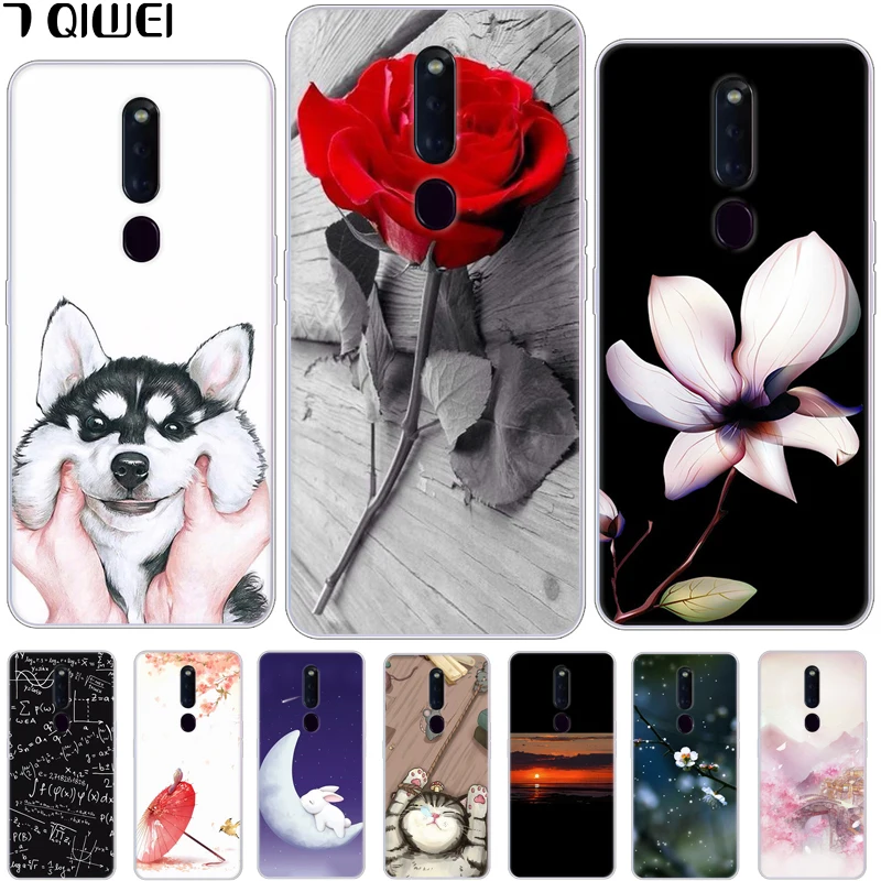 

For OPPO F11 Pro Case F11Pro Silicone Soft TPU Cartoon Phone Case For Oppo F11 Pro Case F 11 Pro Coque Protective Thin Clear