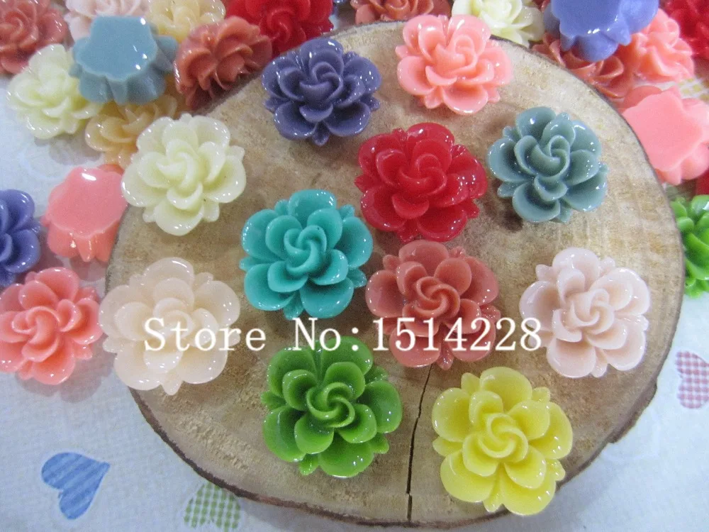 

Бесплатная доставка! (15 мм) цветок из смолы карамельного цвета. Кабошон из смолы с плоской задней стороной для ювелирных изделий, DIY.Z541