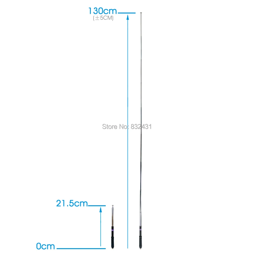 SMA Female FP10120 VHF Telescopic Antenna for Walkie Talkie 10