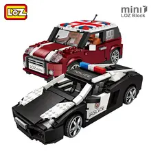 LOZ Mini Blocos de Montagem Modelo de Carro Blocos De Tijolos para Construção Técnica 6 Criador DIY Kits de Brinquedos Educativos para Crianças Caçoa o Presente +