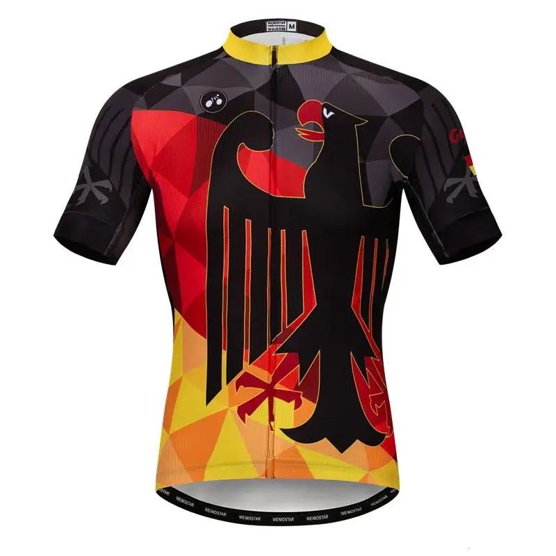 Weimostar Велоспорт Джерси pro team велосипедная одежда летняя короткий рукав быстросохнущая MTB велосипед Джерси дышащая одежда для велоспорта - Цвет: Color 12