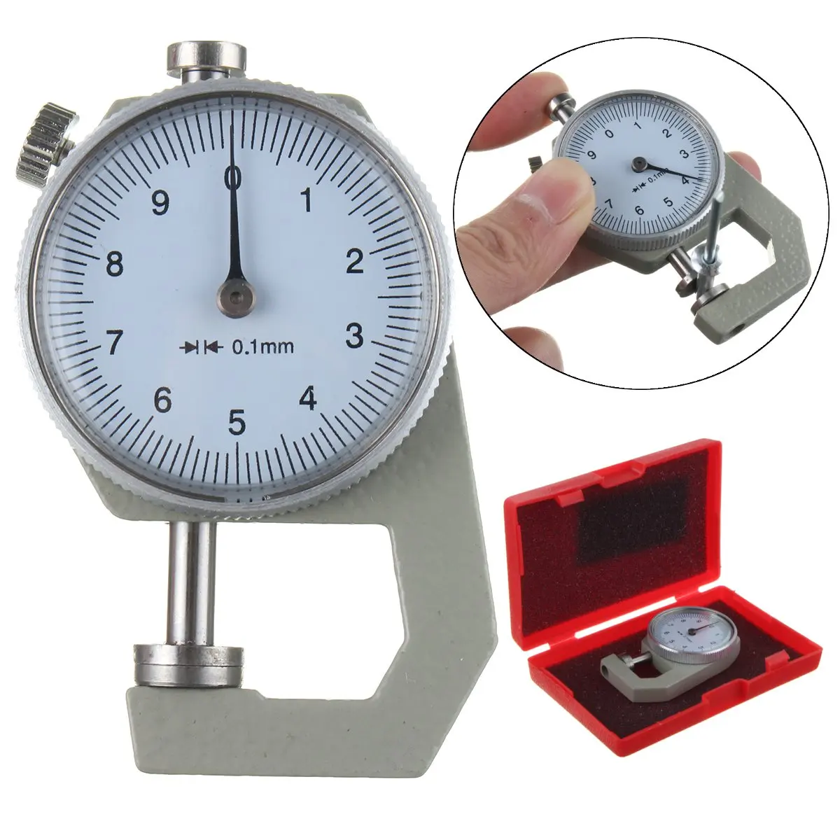 

Mini Metal 0-10mm Digital Leather Coating Thickness Metal Gauge Tester Width Measure Leathercraft Tool Craft Portable Instrument