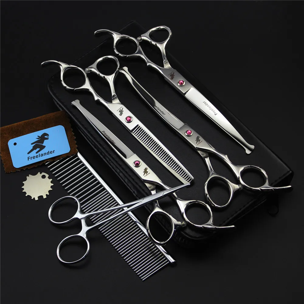Professional Pet Scissors 7.0 inch Dog Grooming Scissors ...