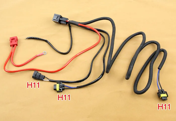 Xenplus Hi/lo Функция HID Bi xenon проводка H11 противотуманная фара жгут для линзы проектора