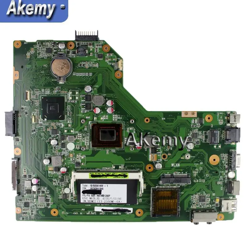 AK для ASUS X54C K54C материнская плата для ноутбука hm65 REV.3.0 с I3-2370U тестом