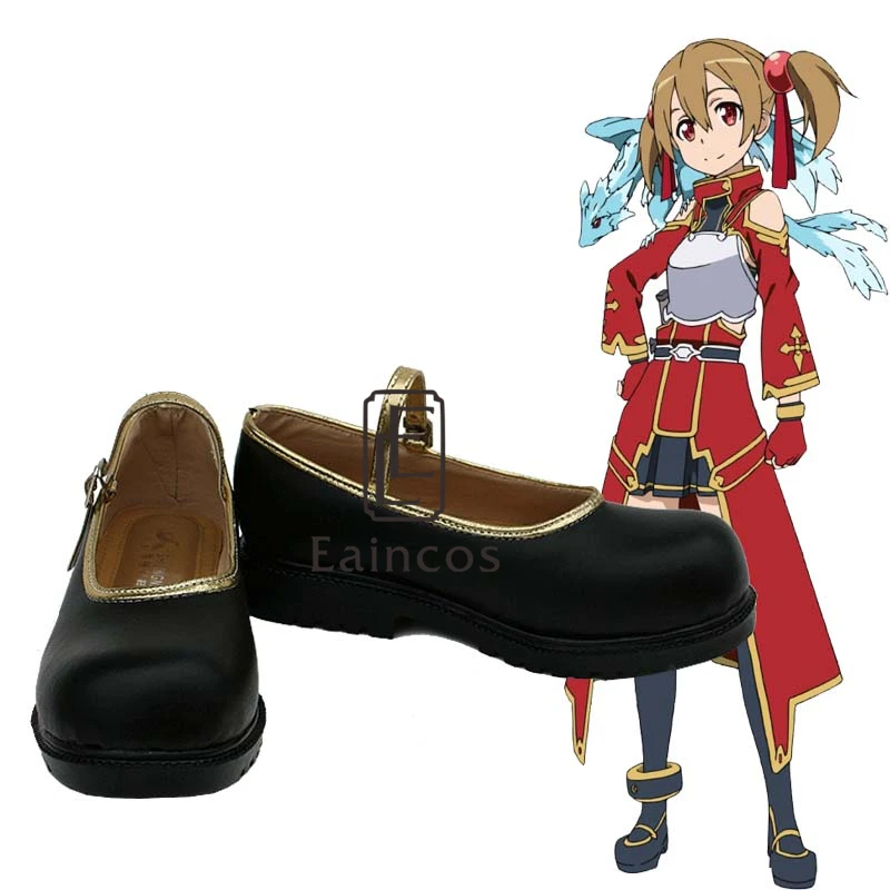 Anime Sword Art Online SAO Silica Cosplay Party Schoenen Maatwerk|shoe  favor|shoes floralsword smith - AliExpress