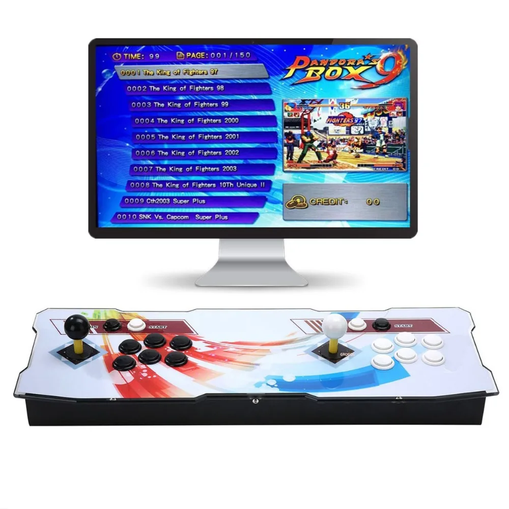 

Real Pandora Box 9D 2222 in 1 Arcade Game Console for TV PC PS3 Monitor 2 Players Machine Favorite List