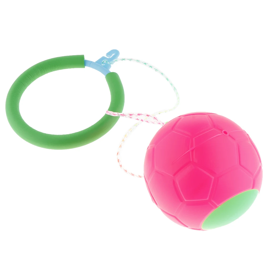 Assorted Colors Ankle Skip Jump Rope Swing Balls Great Kids Fitness Games for All ages