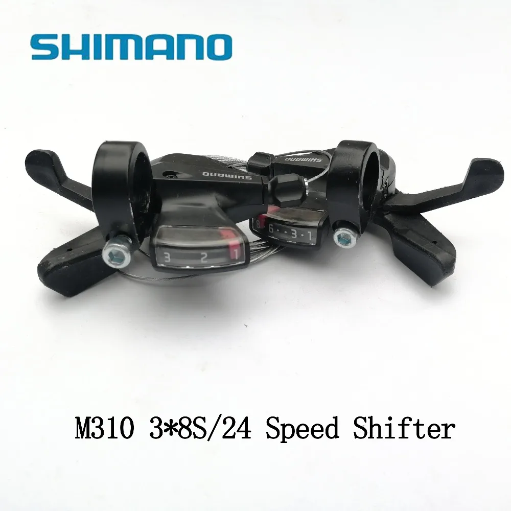 

Shimano Acera SL-M310 Rapid Fire Shifter 3x8 24 Speed Trigger Shift Levers Set with Inner Shift Cables Black