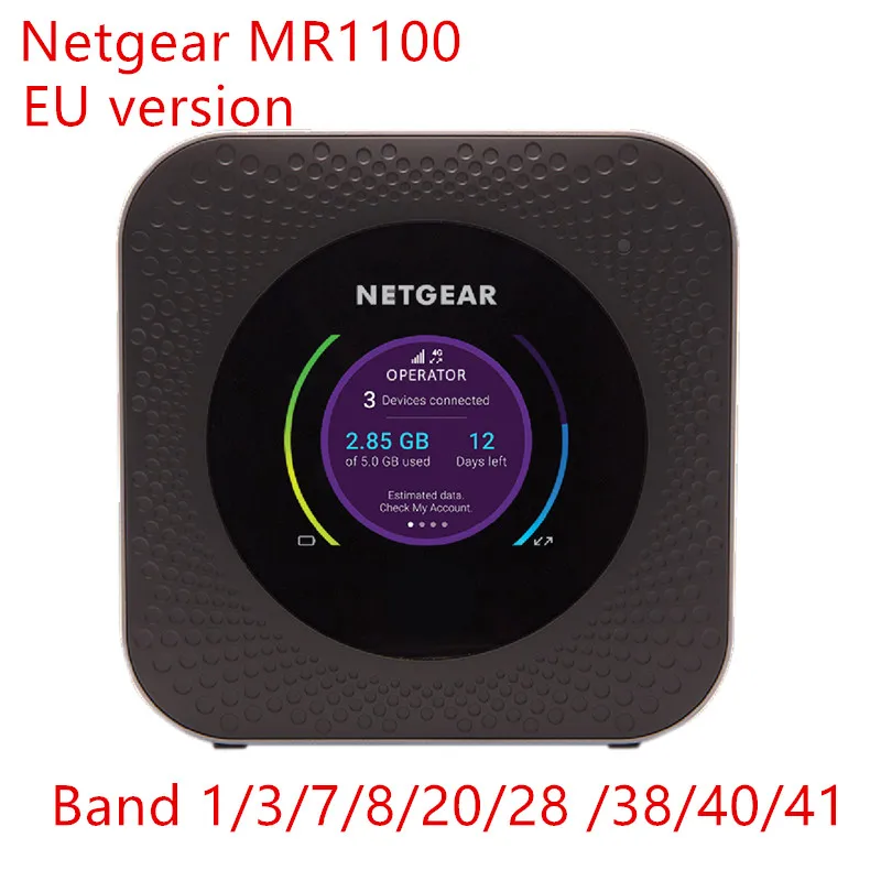 Разблокированный ЕС Netgear Nighthawk M1 MR1100 LTE CAT16 4GX гигабитный Мобильный маршрутизатор