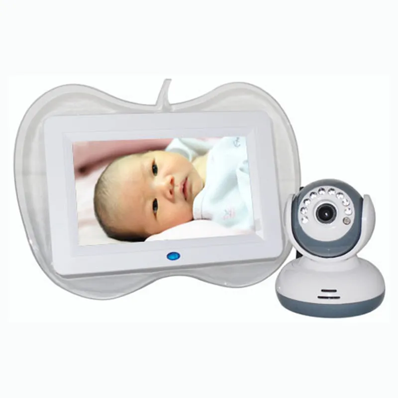 Good Mommy Helper 7 Inch Baby Monitor 2.4G ISM Infant Monitors Wireless Monitor Kit Support 32G SD Card 800x480 LCD Display