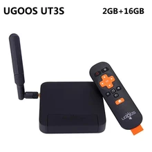 UGOOS UT3S Android tv Box 2 Гб ОЗУ 16 Гб ПЗУ RK3288 четырехъядерный смарт-приставка 5G WiFi 1000M LAN Bluetooth 4,0 4K HD медиаплеер