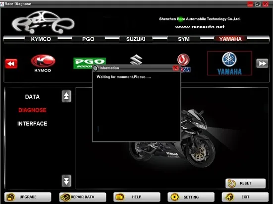 7in1 motorcycle scanner for SYMKYMCO