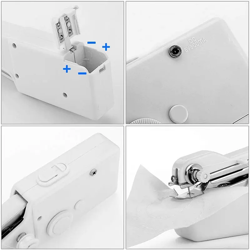Mini Sewing Machine Fast Sewing Stitch Portable Needlework Cordless Clothes Handheld Household Electric Sewing Machine Diy Tool (4)