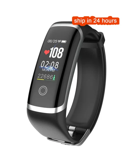 Спортивный фитнес-трекер M4 умный пульсометр браслет калории водонепроницаемый IP67 смарт-браслет модные часы для iOS и Android - Цвет: black 1