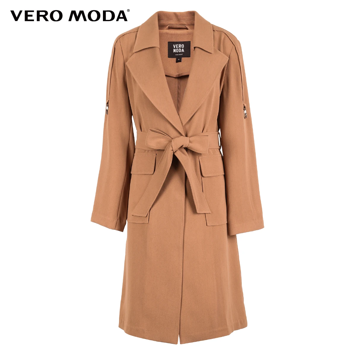 Vero Moda OL Стиль двусторонний рукав на шнуровке чистый Тренч | 318321534