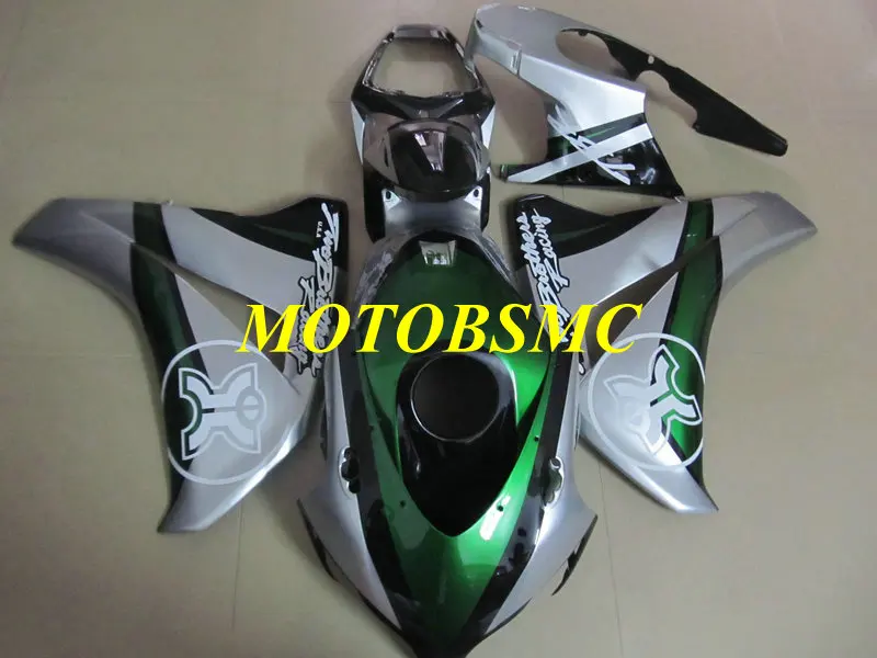 Литьевая форма обтекатель комплект для HONDA CBR1000RR 08 09 10 11 CBR 1000RR 2008 2009 2011 ABS Зеленый