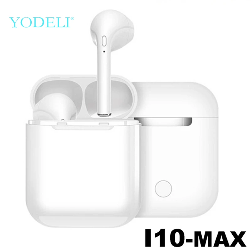 

Yodeli i10 Max TWS Bluetooth Earphone Mini Wireless Headset True Cordless Earbuds Stereo Bass Earphones for airdots xiaomi Phone