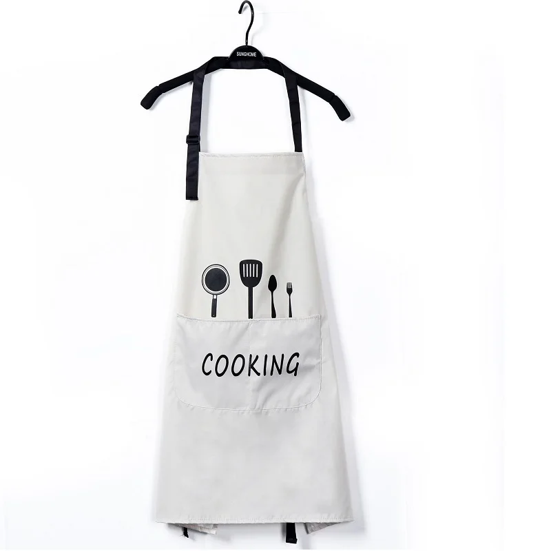 Lady Women Men Kitchen Apron Adjustable Waterproof Vintage Aprons European Style Cooking Baking Restaurant Pinafore AT23