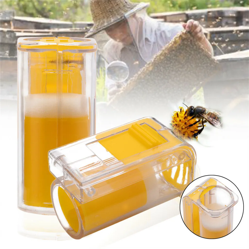 

Plastic Queen bee bottle One Handed Bee Catcher Clip Beekeeper Tool Beekeeping Equipment cup Creative practical Small size C527