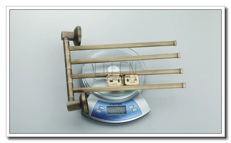 Preise Bad Zubehör Handtuch Halter Antike Bronze Bewegliche Bath Handtuch Rack Bad Hardware 8024DH 4