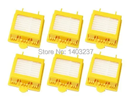 

6 x Hepa Filter Vacuum Cleaner Accessory Kit Replacement for iRobot Roomba 700 Series 760 770 780