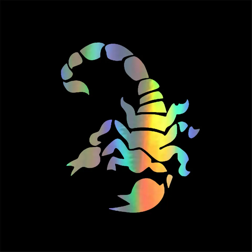 15.2CM18.7CM Scorpion Lovely Thriller Decal Vinyl Car Sticker Cartoon Sticker On Car For Ford Audi BMW Toyota VW (3)