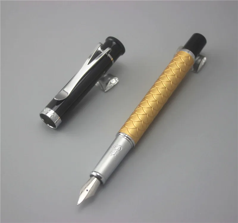 

golden JINHAO fountain pen High quality man women pens business gift school office supplies send friend 008