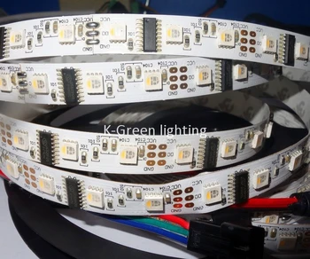 

50mX Digital full color UCS2912ic 1024 Greyscale 60LED/m 20IC/m 5050 RGBW flexible LED strip light express free shipping