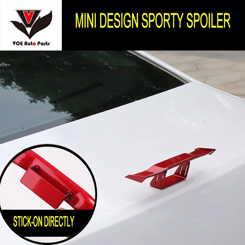 Универсальный разрисованный спортивный маленький мини спойлер из АБС пластика