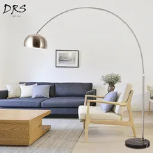 Скандинавские креативные напольные лампы из нержавеющей стали, светодиодные лампы для рыбалки, вертикальная лампа для гостиной, подставка для лампы, освещение для салона