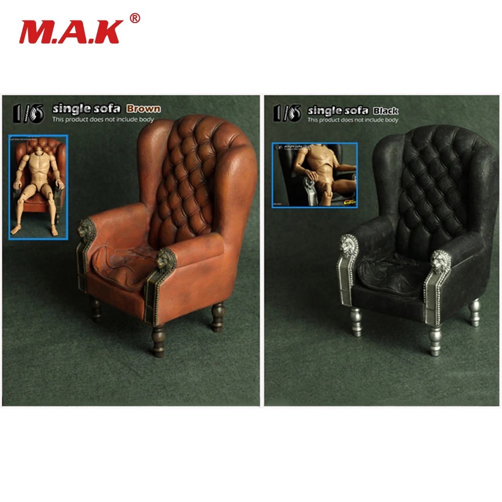 

Collection Gift S001/S002 Retro 1/6 Scale Single Sofa Armchair Couch Model Toys For 12" Action Figure Accessory
