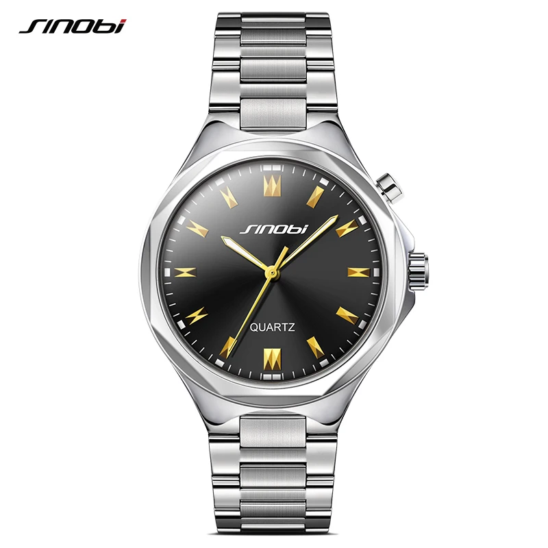SINOBI Men's Fashion Casual Quartz Watches Mens Golden Wrist Watches Montre Homme New Relogio Masculino Geneva Steel Clocks
SINOBI Men's Fashion Casual Quartz Watches Mens Golden Wrist Watches Montre Homme New Relogio Masculino Geneva Steel Clocks