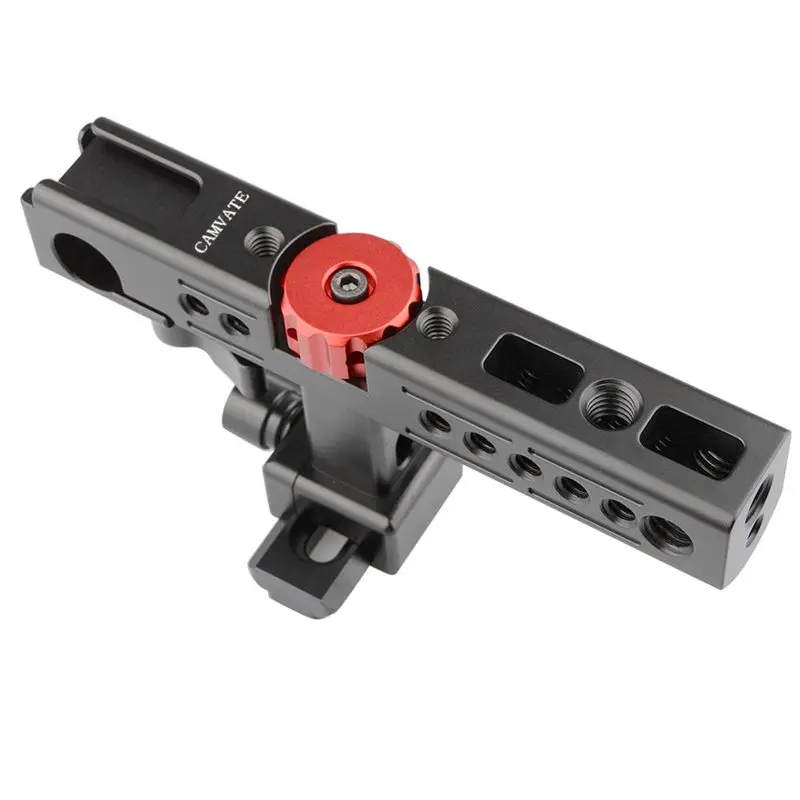 

Nato Top Cheese Handle 15Mm Rod Clamp Shoe Kit For Camera Cage Rail Rig