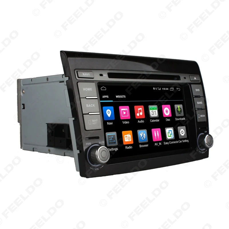 Perfect FEELDO 7"  Android 6.0 (64bit) DDR3 2G/32G/4G LTE Octa Core Car DVD GPS Radio Head Unit For Fiat Bravo(2007~2012) #2456-F4 3