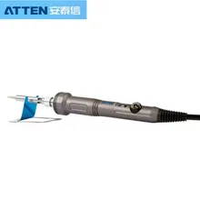 Внимание AT-SS-50/SA-50 220V 50W Электрический паяльник для подключения к ОУР Регулируемая температура сварки припоя паяльник для подключения к штепсельная вилка европейского стандарта