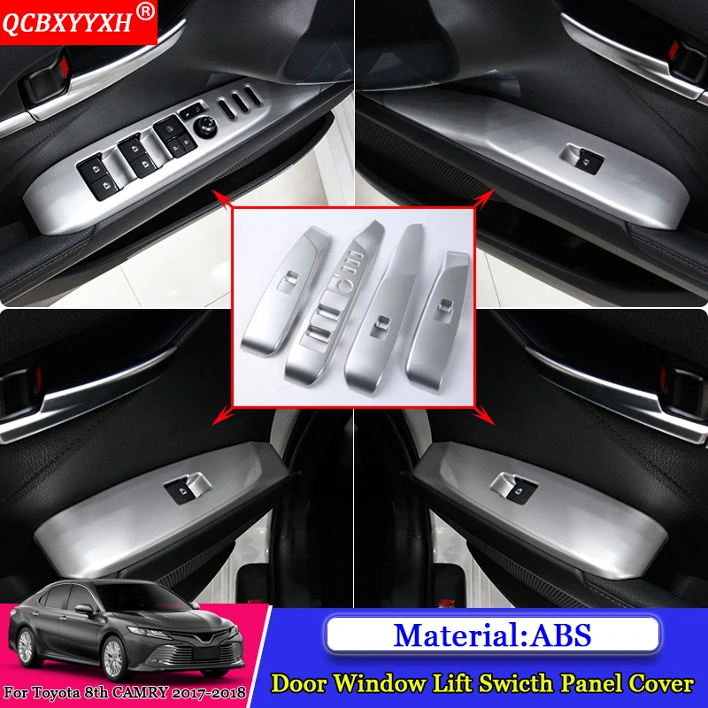 QCBXYYXH Car styling 4pcs/set Car Interior Door Window Lift Switch