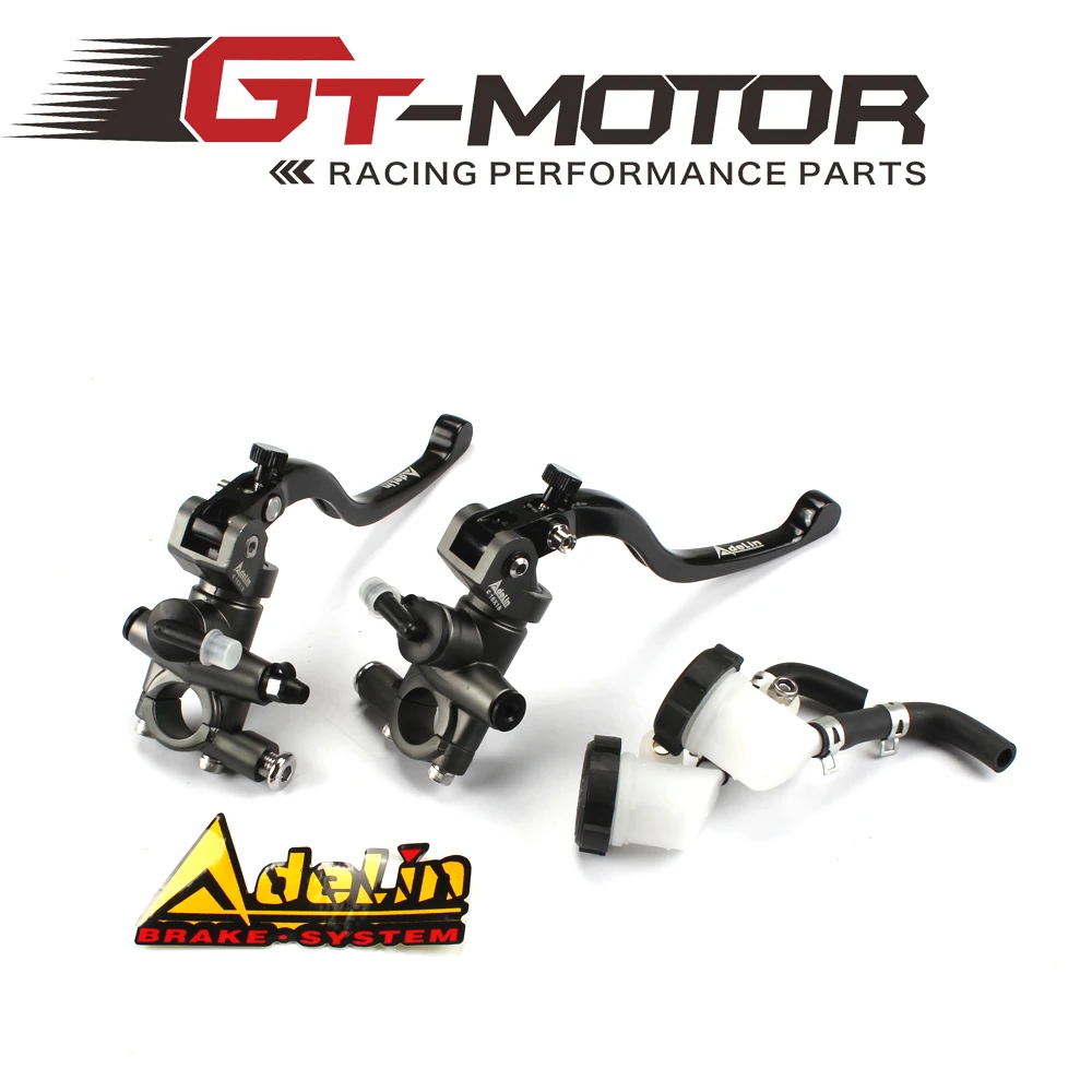 GT мотор-Мотоцикл 16x18 Adelin главный тормозной цилиндр + сцепления для HONDA R6 FZ6 GSXR600 ZX-6R