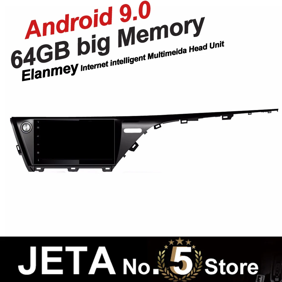 

Fit for TOYOTA CAMRY 2018 Car Radio GPS Music player tape recorder Android 9.0 64GB big memory DSP equalizer IPS touch screen