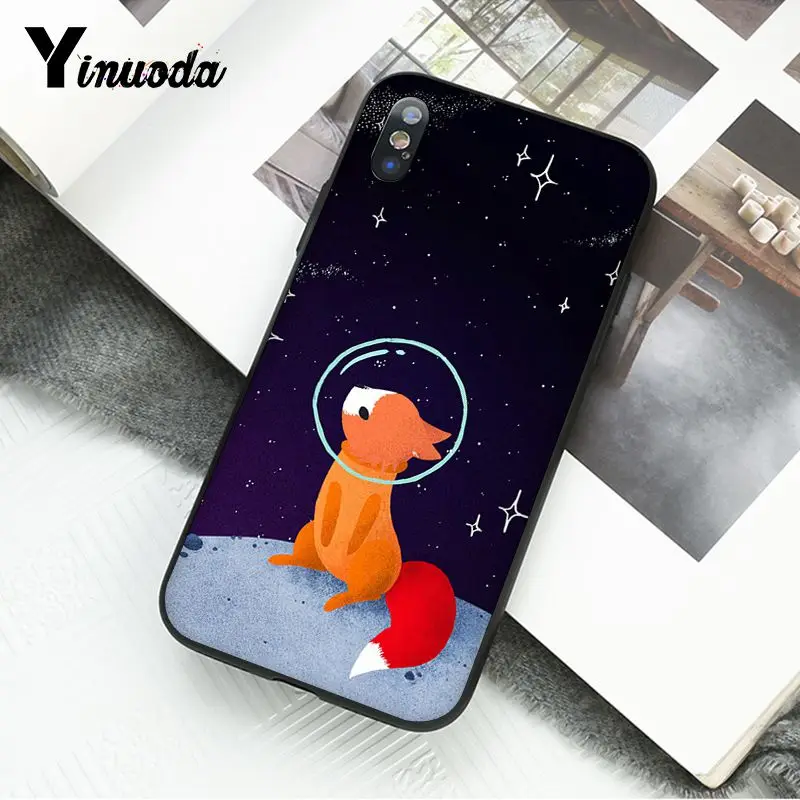 Space Astronaut  Moon universe foxes