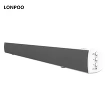 LONPOO Soundbar Bluetooth Speaker 40W TV Soundbar With font b Subwoofer b font Speakers TV Optic