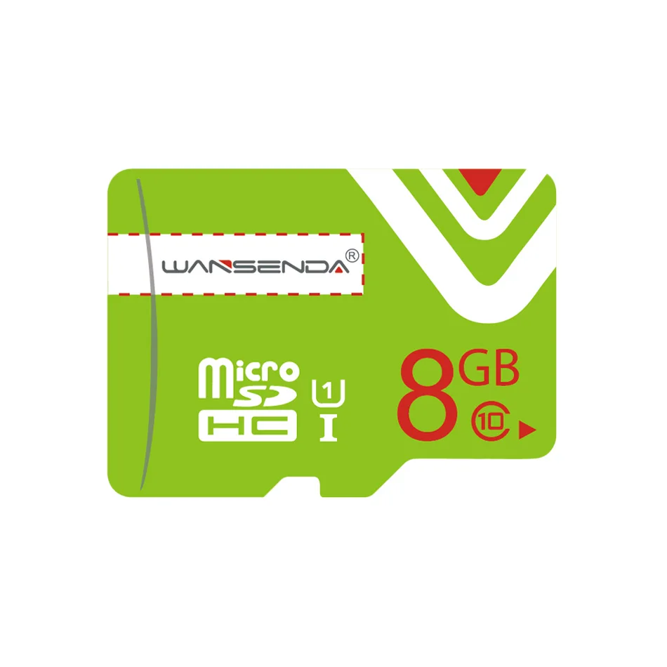 WANSENDA Высокое качество Micro SD карта 4 Гб класс 6 8 16 10 памяти TF с бесплатным адаптером