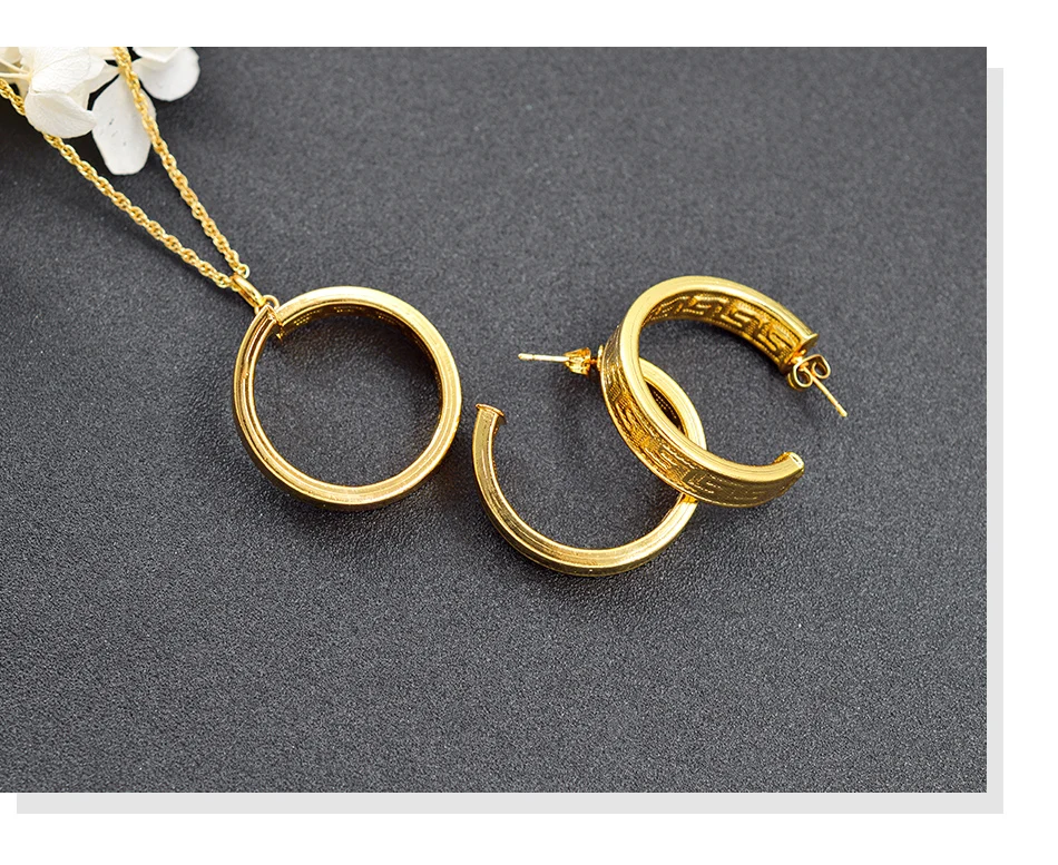 ZEA Dear Jewelry Trendy Jewelry Findings Big Jewelry Set For Women Earrings Necklace Pendant For Wedding Copper Jewelry Findings