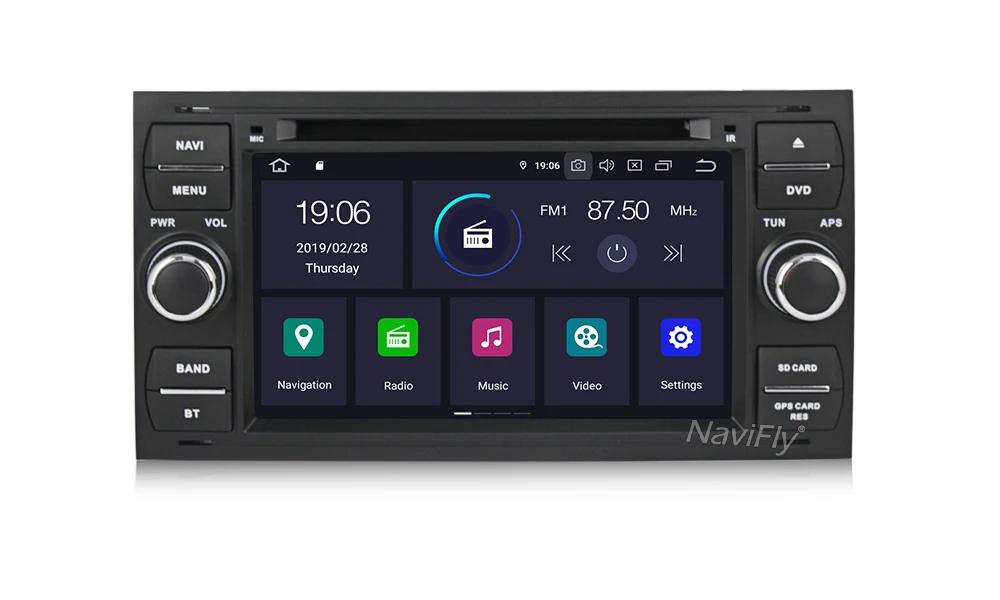 Cheap Android 9.0 IPS DSP 2din Car dvd radio player GPS For Ford Mondeo S-max Focus C-MAX Galaxy Fiesta transit Fusion Connect kuga 21