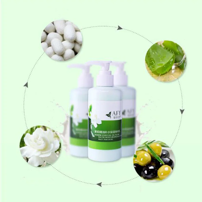 AIVOYE body care cream Jasmine Essential Oil Body Lotion Moisturizing Whitening Anti-chapping Exfoliator Nourishing 250ml/pcs AIVOYE body care cream Jasmine Essential Oil Body Lotion Moisturizing Whitening Anti-chapping Exfoliator Nourishing 250ml/pcs