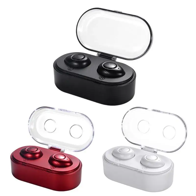 

Mini Wireless Earbuds Bluetooth V4.1 TWS In-Ear Earphone Stereo Cordless Headsets Handsfree for Sports with Charging Box