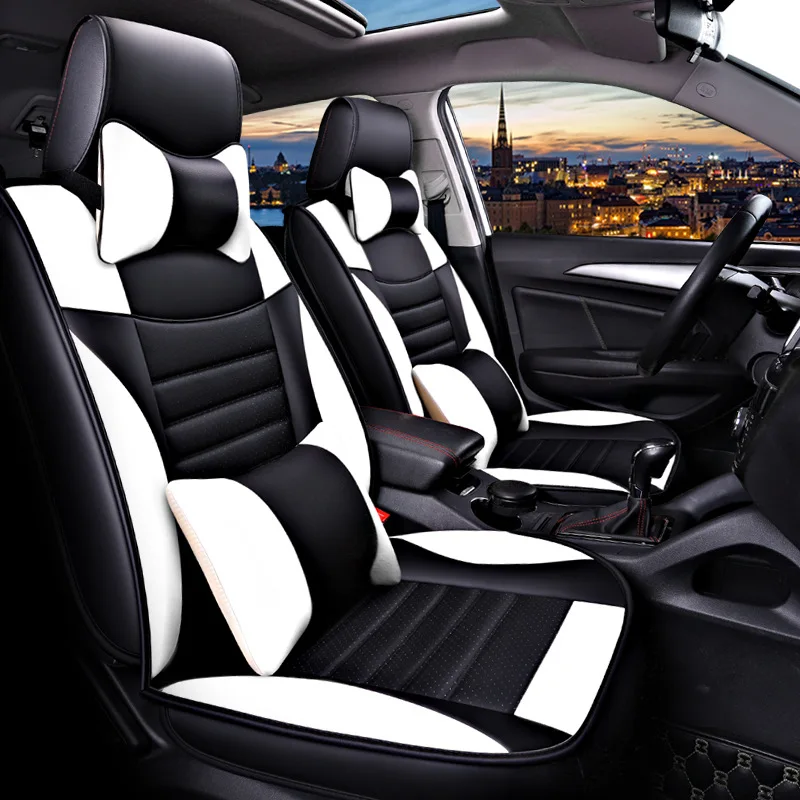 Спереди и сзади) Роскошный кожаный чехол автокресла для Honda crossfit crosstour insight odyssey spirior vezel 2010 2009 2008 2007