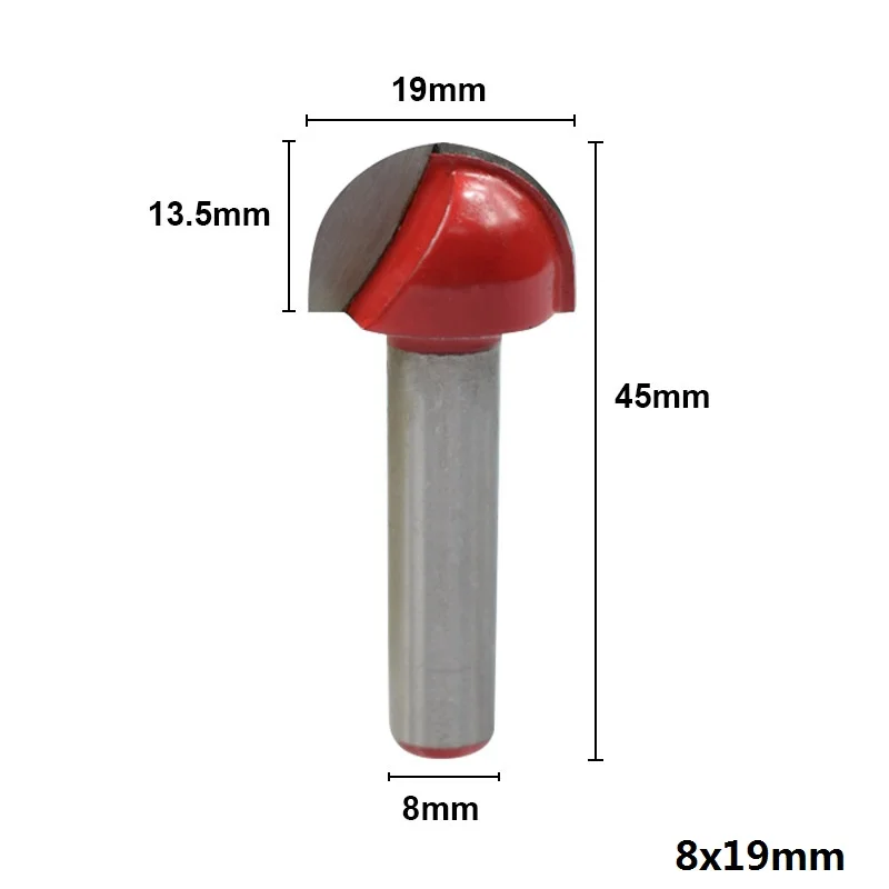 XCAN 1 шт. Концевая фреза 8 мм хвостовик угловой rouding для вырезания ...